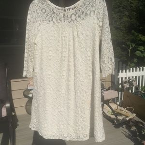 White Lace Dress **Proceeds to Charity**